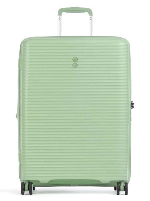 ECHOLAC FORZA Chariot extensible moyen vert récif - Valises Rigides