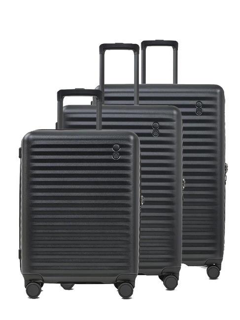 ECHOLAC CELESTRA S Lot de 3 chariots : cabine+moyen+grand exp noir - Ensemble Valises