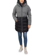 DEKKER CIRRUS LT Doudoune &agrave; capuche gris m&eacute;lang&eacute; - noir - Doudounes femme - 1