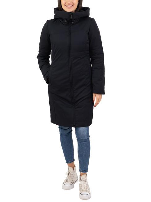 DEKKER MEHTA SE Manteau stretch à capuche noir - Doudounes femme