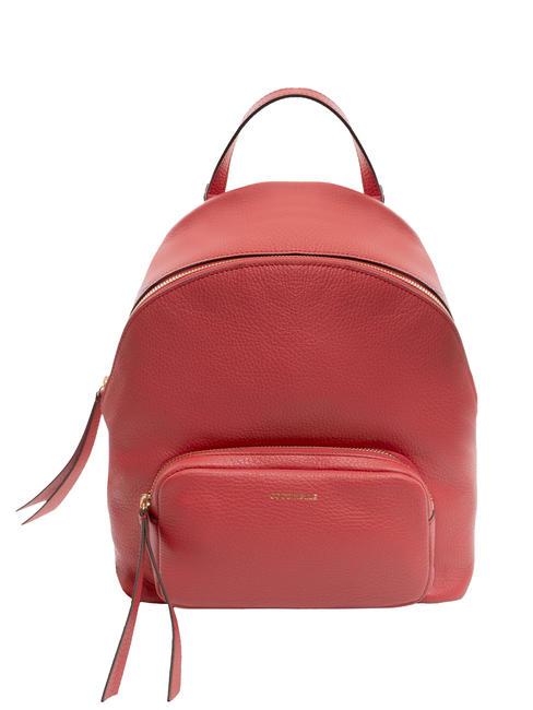 COCCINELLE JEN Sac à dos en cuir martelé canneberges - Sacs pour Femme