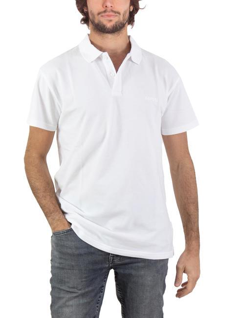 ASPESI BASIC Polo stretch à manches courtes blanc - chemise polo