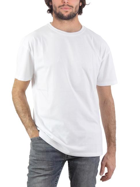 ASPESI BASIC FLOCK T-shirt en coton avec logo blanc - T-shirt