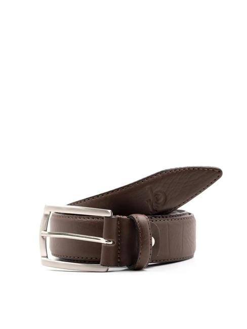 ROCCOBAROCCO CLASSIC Ceinture en cuir marron foncé - Ceintures