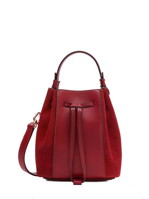 FURLA MIASTELLA Mini sac seau en cuir CERISE d - Sacs pour Femme