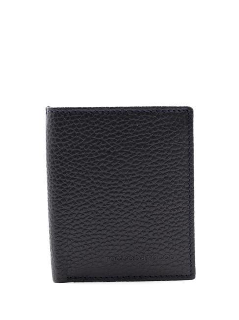 ROCCOBAROCCO CLASSIC Porte-feuille en cuire noir - Portefeuilles Homme