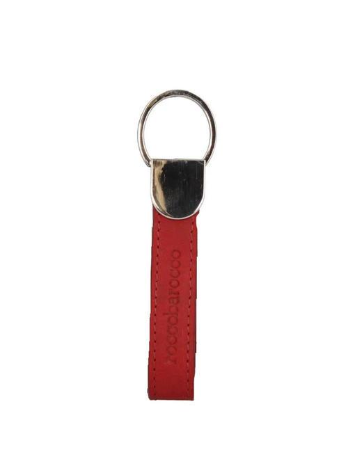 ROCCOBAROCCO RB KeyRing Porte-clés en cuir rouge - Porte-clés