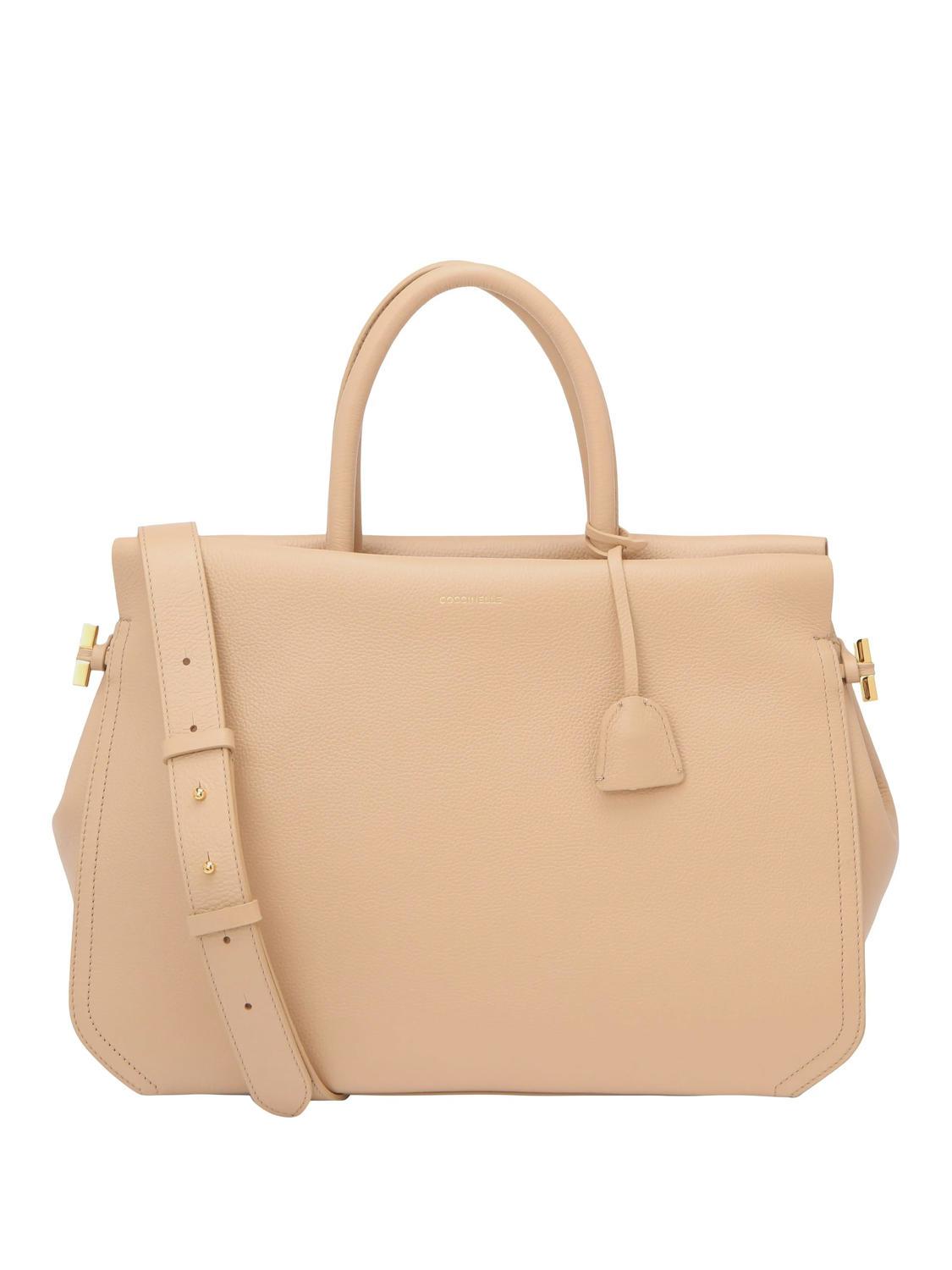 Coccinelle Blue Sac A Main Avec Bandouliere En Cuir Grille Achetez A Prix Outlet