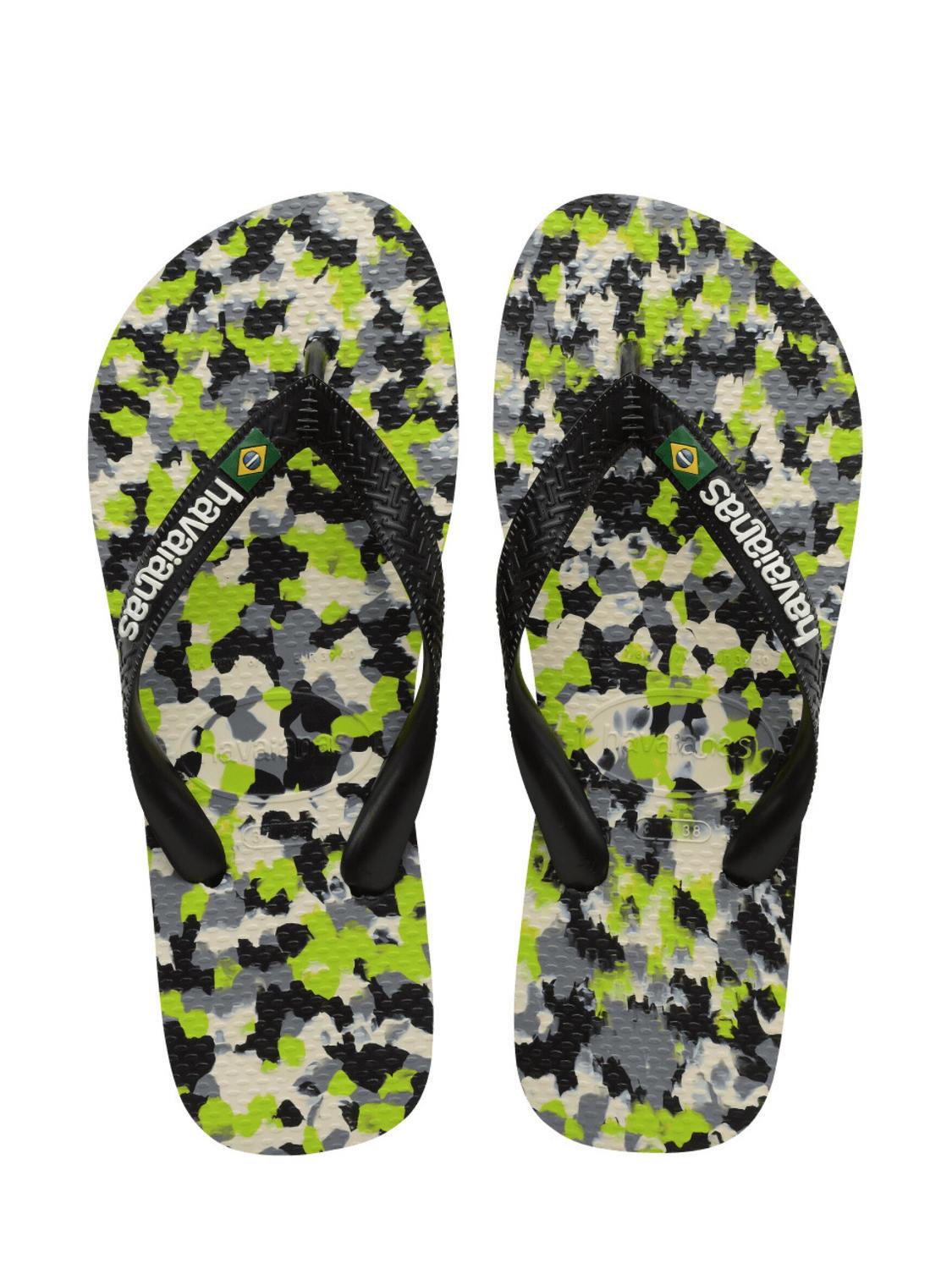 Havaianas Brasil Tech Ii Tongs Vert Citron Achetez A Prix Outlet