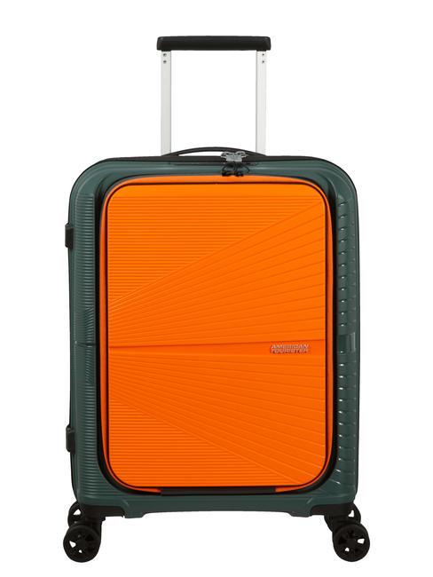 AMERICAN TOURISTER AIRCONIC Chariot à bagages à main, support PC 15,6 " vert forêt/orange - Valises cabine