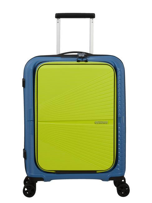 AMERICAN TOURISTER AIRCONIC Chariot à bagages à main, support PC 15,6 " couronne bleu/citron vert - Valises cabine