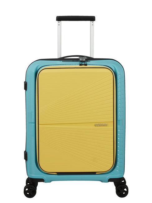 AMERICAN TOURISTER AIRCONIC Chariot à bagages à main, support PC 15,6 " surf bleu/jaune - Valises cabine