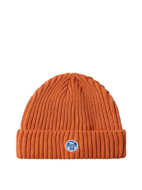 NORTH SAILS BASIC Bonnet côtelé avec revers flamme d'or - Bonnets