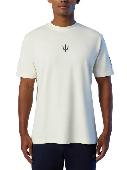 NORTH SAILS MASERATI T-shirt en coton avec imprimé blanc - T-shirt