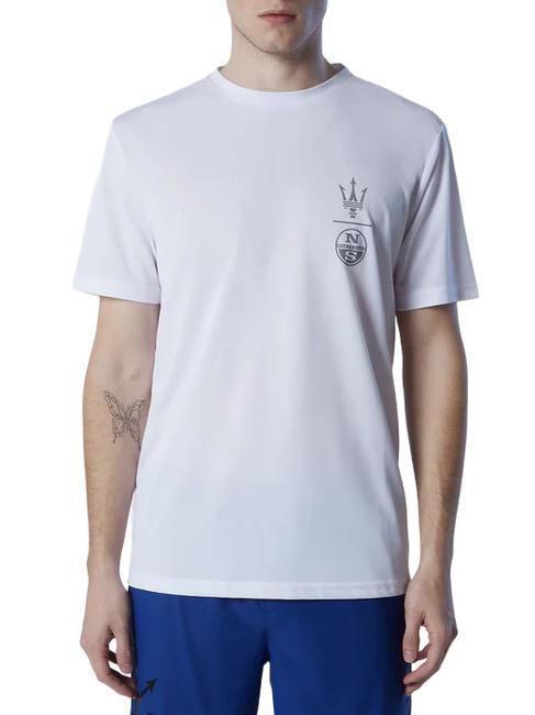NORTH SAILS MASERATI T-shirt à imprimé graphique blanc - T-shirt