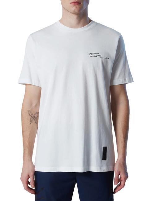 NORTH SAILS MASERATI T-shirt en coton avec imprimé blanc - T-shirt