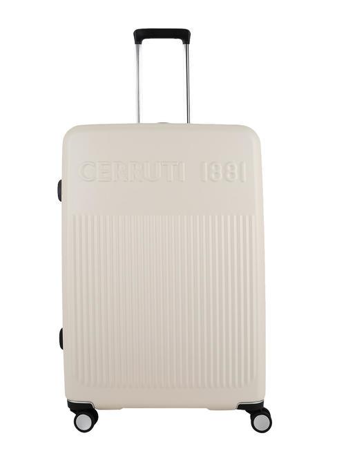 CERRUTI 1881 Chariot extensible moyen beige - Valises Rigides