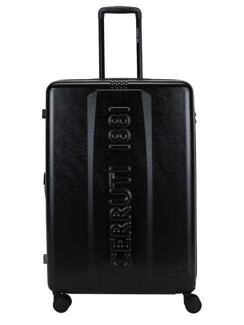 CERRUTI 1881 Grand chariot extensible noir - Valises Rigides