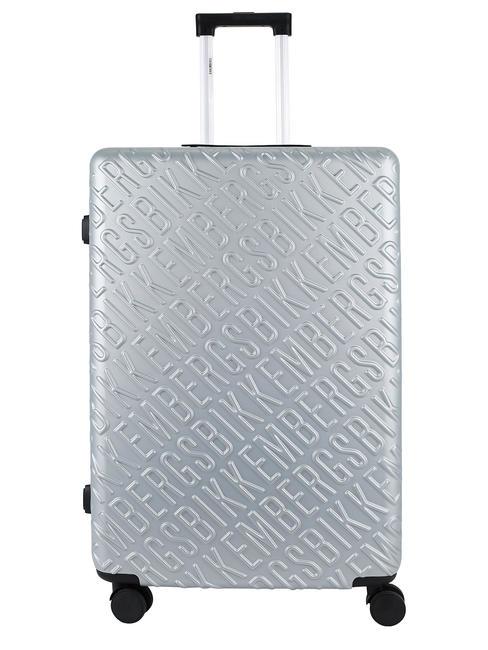 BIKKEMBERGS YUGINE Chariot de grande taille gris - Valises Rigides