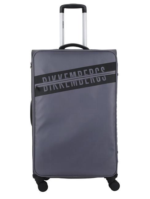 BIKKEMBERGS AUDRIK Chariot de grande taille gris - Valises Semi-rigides