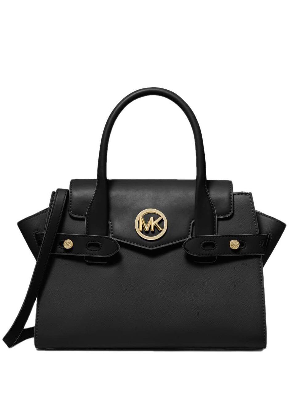 Michael Kors Carmen Sac A Main Avec Bandouliere Noir Achetez A Prix Outlet