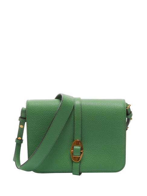 COCCINELLE COSIMA Sac bandoulière en cuir martelé menthe poivrée - Sacs pour Femme