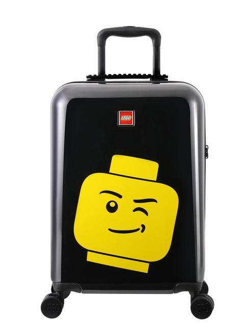 LEGO MINIFIGURE Chariot à bagages à main noir jaune - Valises cabine