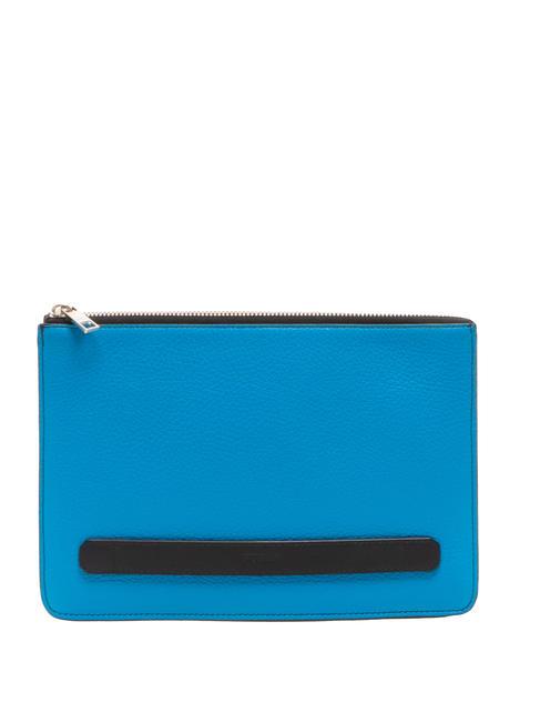 FURLA ULISSE Pochette en cuir de veau St Eracle turquoise h - Sacs pour Femme