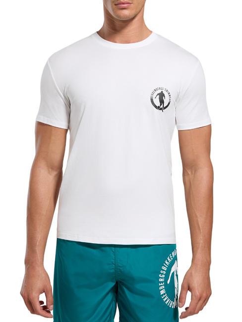 BIKKEMBERGS PUPINO  T-shirt à manches courtes blanc - T-shirt