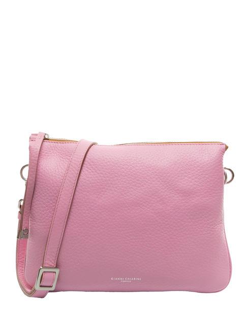 GIANNI CHIARINI MIA Sac en cuir martelé avec bandoulière rosa-nature - Sacs pour Femme