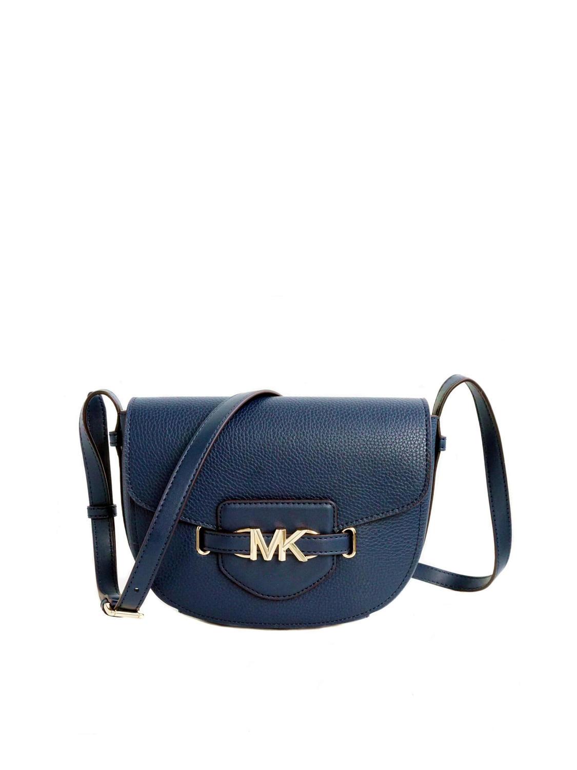 Michael Kors Reed Saddle Sac Bandouliere Selle Marine Achetez A Prix Outlet