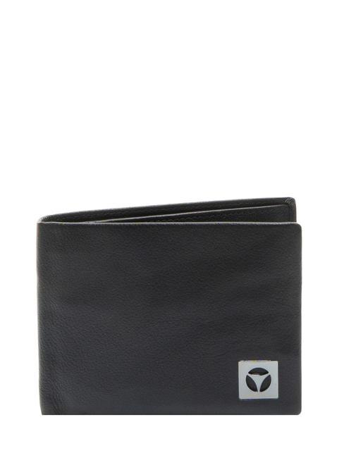 MOMO DESIGN CALF Porte-feuille en cuire noir - Portefeuilles Homme