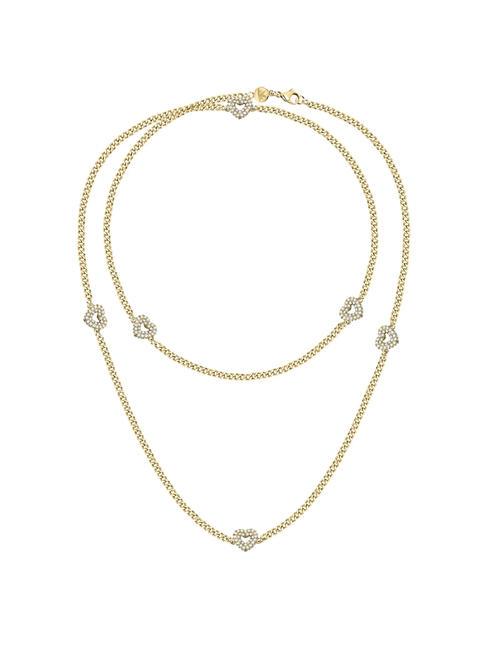 MORELLATO INCONTRI Collier double torsade avec coeurs or - Colliers