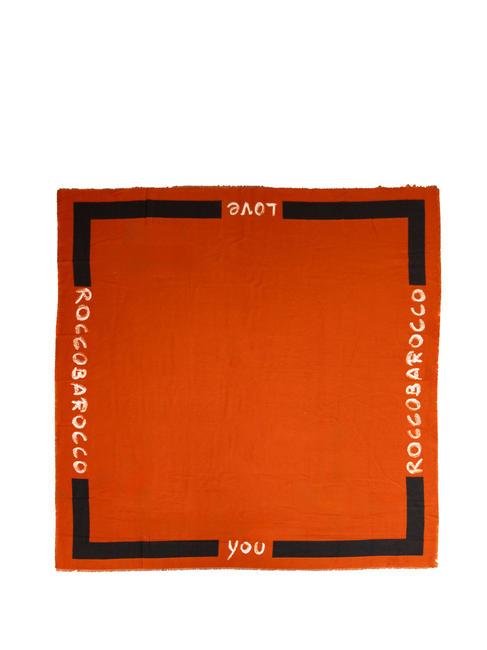 ROCCOBAROCCO BICOLOR  Foulard Rouge noir - Écharpes