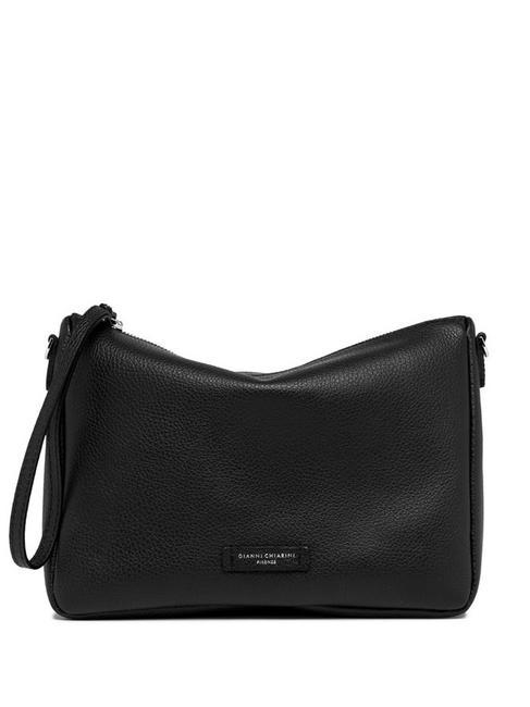 GIANNI CHIARINI NORA POUCH Sac en cuir avec bandoulière Noir - Sacs pour Femme