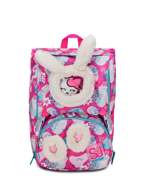 SJGANG PINKFUR GIRL Sac à dos double bleu éclat - Sacs à dos pour l'École & les Loisirs