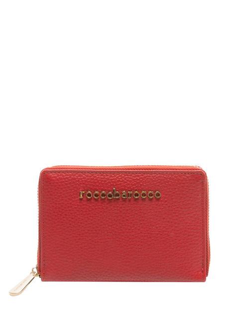 ROCCOBAROCCO RB WALLET Portefeuille zippé rouge - Portefeuilles Femme