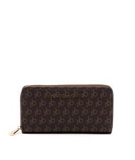 ROCCOBAROCCO MONOGRAM Portefeuille zippé brun - Portefeuilles Femme - 1