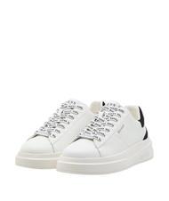 GUESS ELBA  Baskets blanc noir - Chaussures Homme - 1