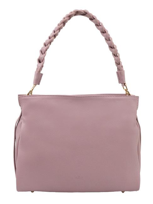 LESAC BIANCOSPINO  Sac bandoulière, avec bandoulière, en cuir rose millénaire - Sacs pour Femme