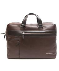 PIQUADRO Porte document Ligne CARY, pour ordinateur portable 15" MORO - Porte Documents Travail - 1