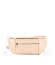 PIQUADRO CAMPIONARIO -  BLUE SQUARE Sac banane en cuir ROSA - Sacs banane - 1