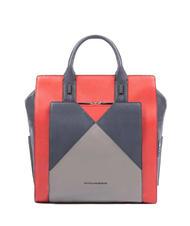 PIQUADRO CAMPIONARIO - PRISMA Mallette sac &agrave; dos en cuir, support pc 15" - Porte Documents Travail