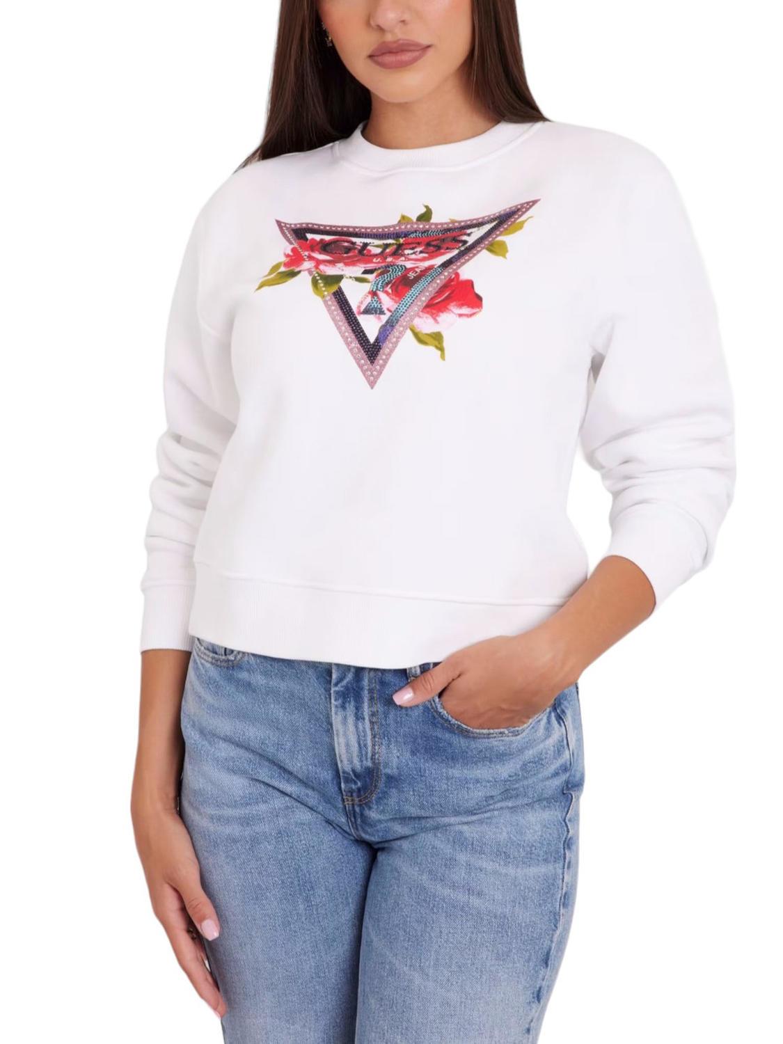 Felpa donna guess hotsell