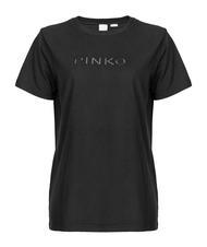 PINKO START T-shirt en cotton limousine noire - T-shirt - 1