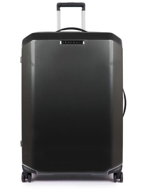 PIQUADRO BOLD Chariot extra large Noir - Valises Rigides