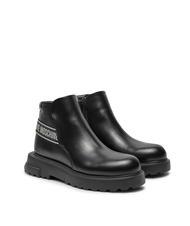 LOVE MOSCHINO SQUARE 40 Bottines Beatles en cuir - Chaussures Femme