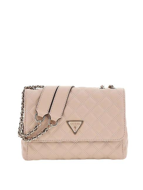 GUESS GIULLY  Sac porté épaule/croisé beige clair - Sacs pour Femme