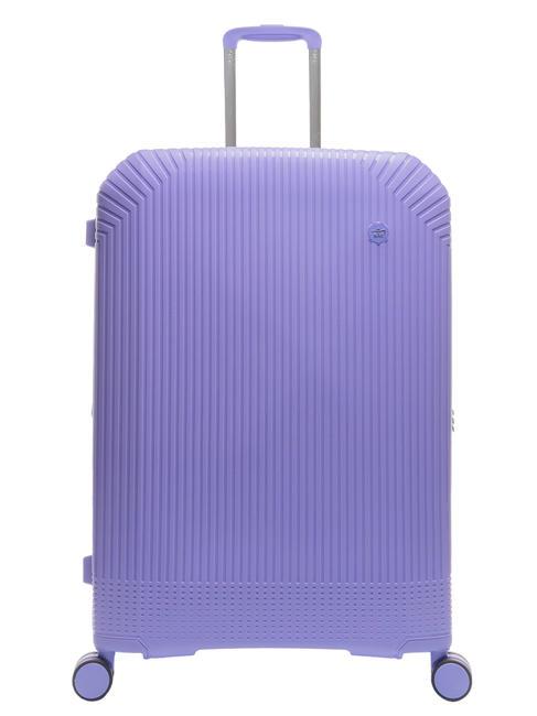 LESAC LIGHT POP 1 Grand chariot extensible violet clair - Valises Rigides