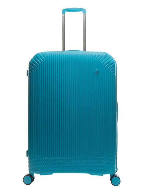 LESAC LIGHT POP 1 Grand chariot extensible mode bleu - Valises Rigides